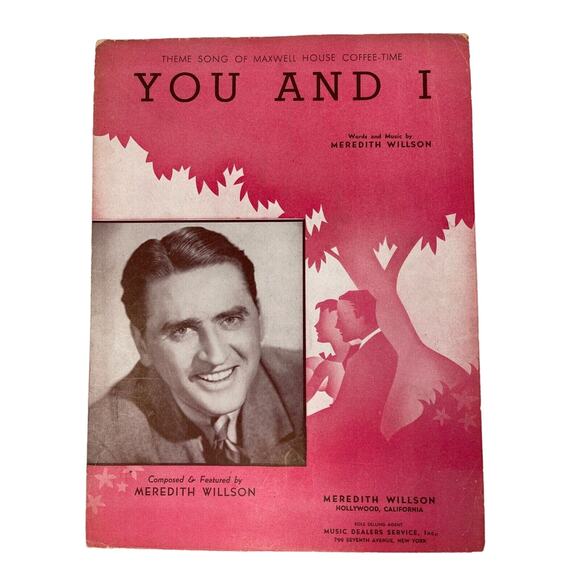 1941 You And I Sheet Music Maxwell House Coffee Time Theme  M Willson - Picture 2 of 5